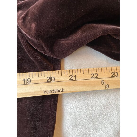 St. John Sport By Marie Gray Velvet Zip-Up Jacket With Gold Zippers & Pockets - - Picture 4 of 12